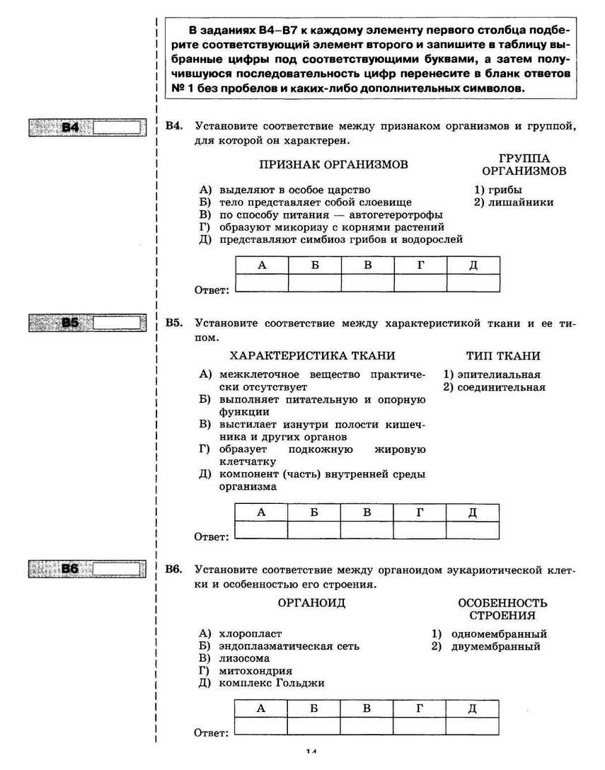 ЕГЭ 2013. Биология