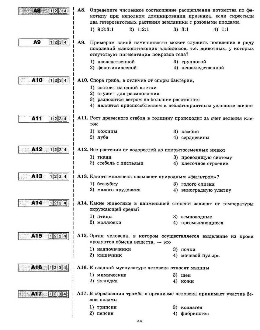 ЕГЭ 2013. Биология