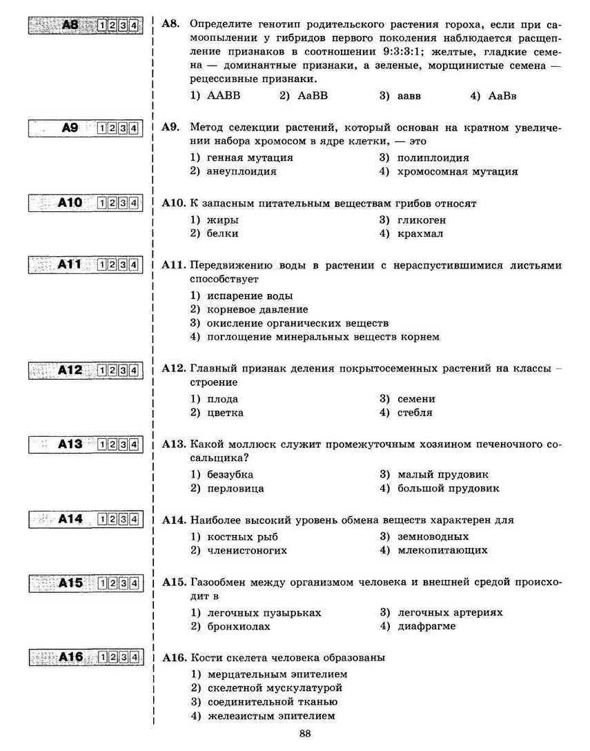 ЕГЭ 2013. Биология