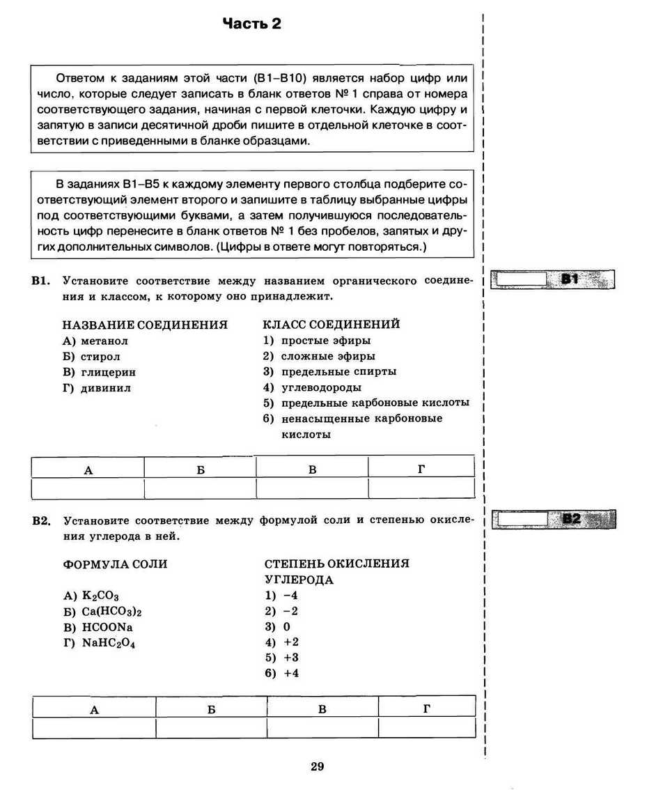 ЕГЭ 2013. Химия. Типовые тестовые задания