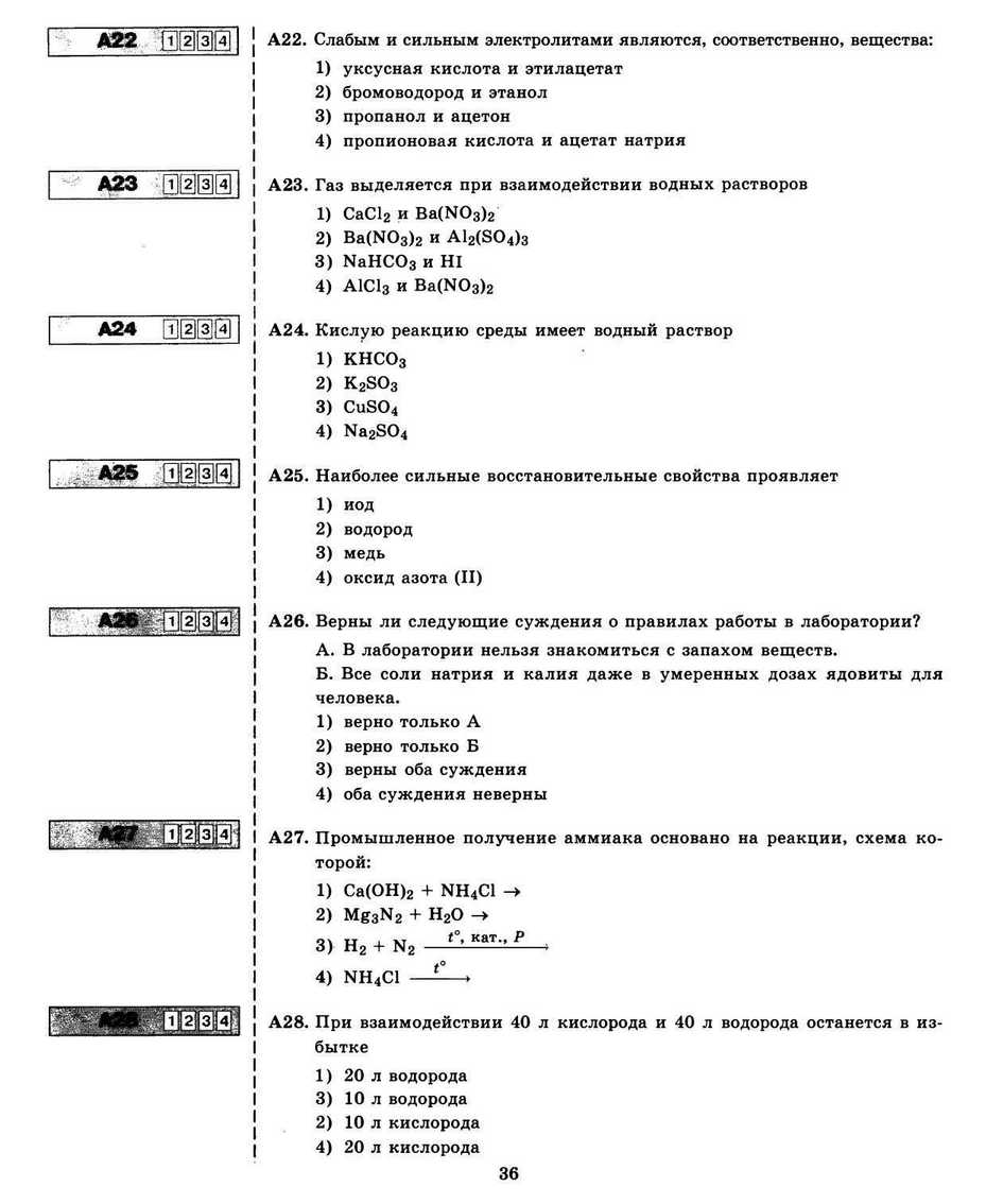 ЕГЭ 2013. Химия. Типовые тестовые задания