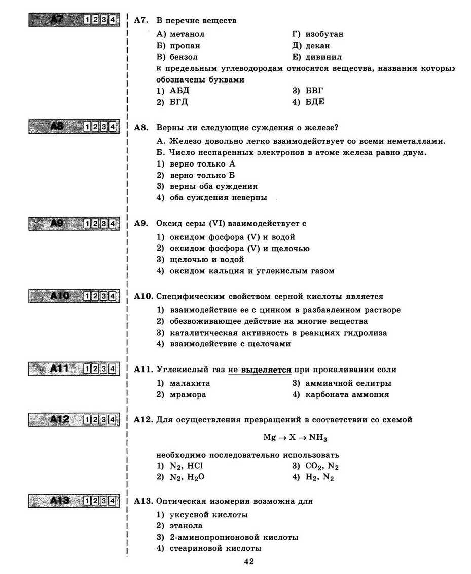 ЕГЭ 2013. Химия. Типовые тестовые задания