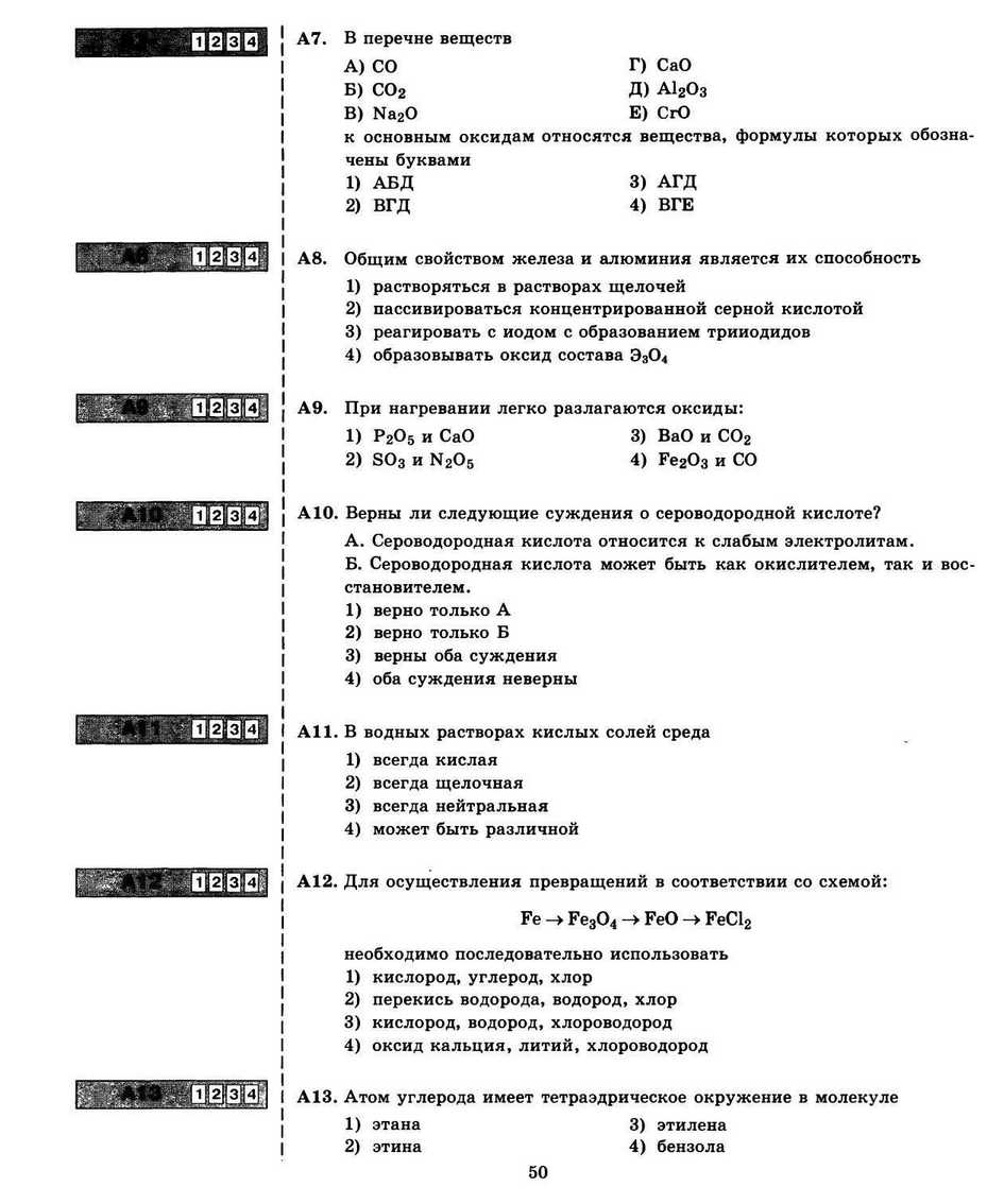 ЕГЭ 2013. Химия. Типовые тестовые задания