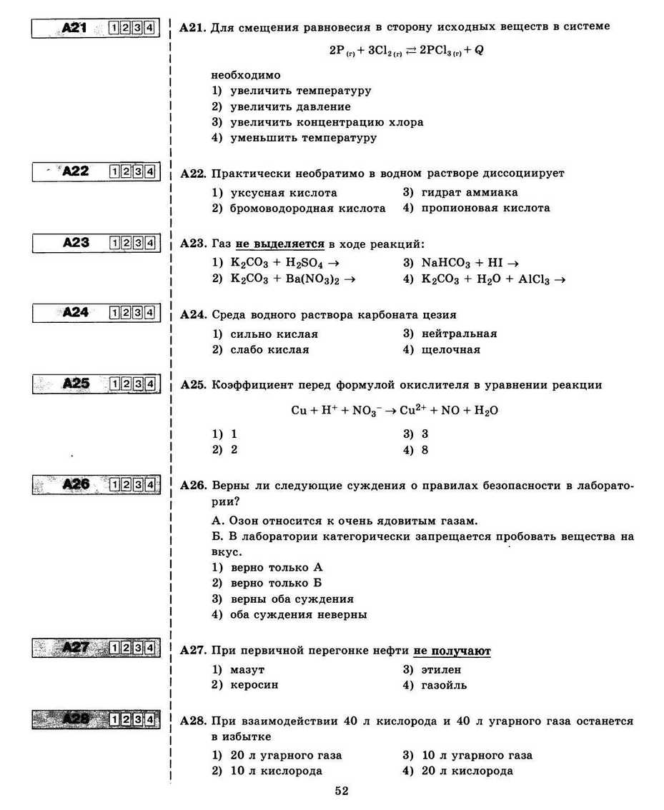 ЕГЭ 2013. Химия. Типовые тестовые задания