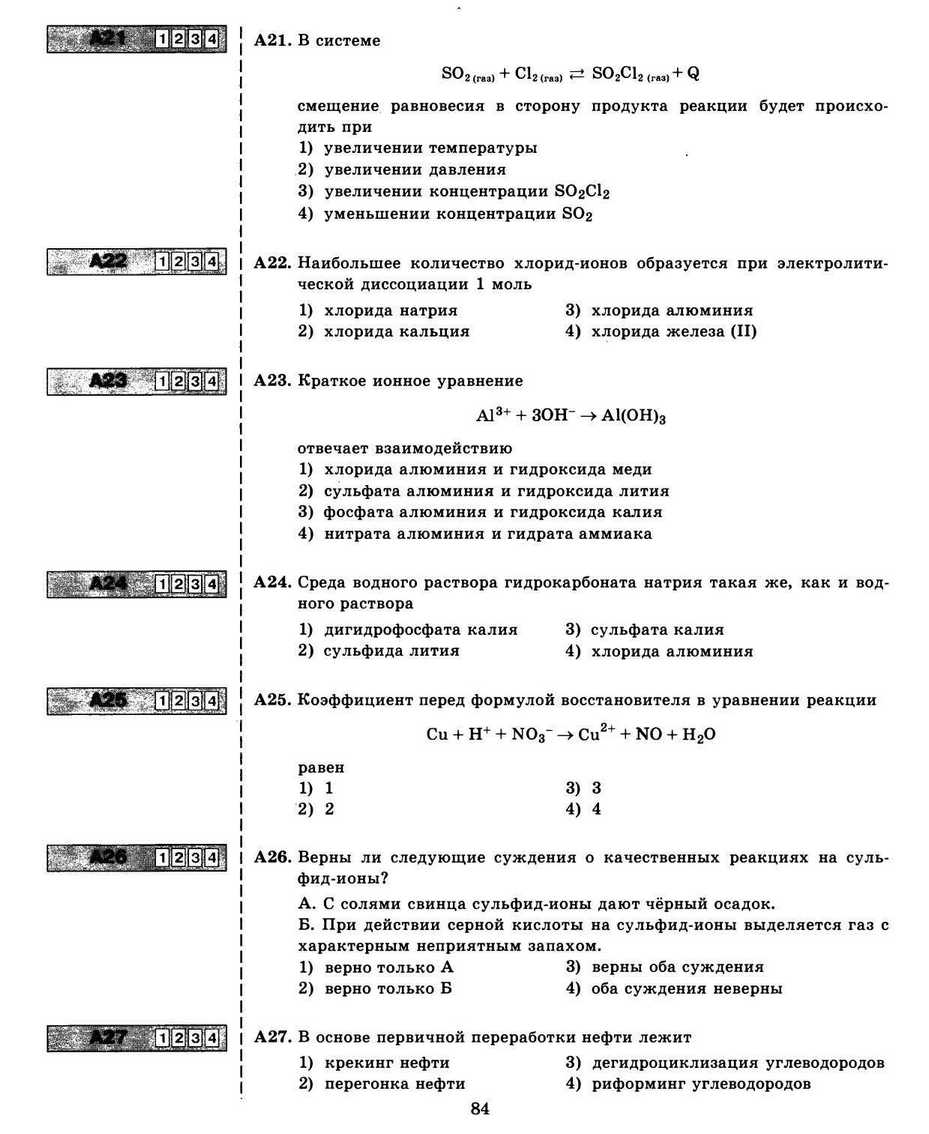 ЕГЭ 2013. Химия. Типовые тестовые задания