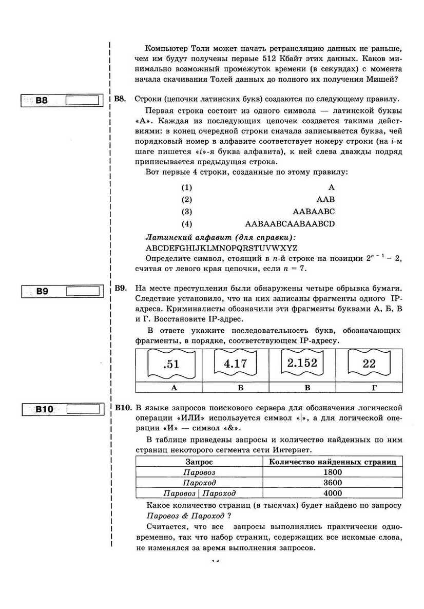 ЕГЭ 2013. Информатика