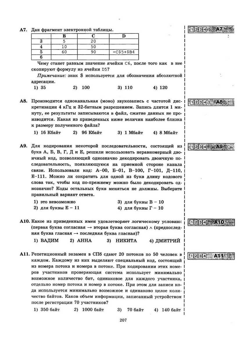 ЕГЭ 2013. Информатика