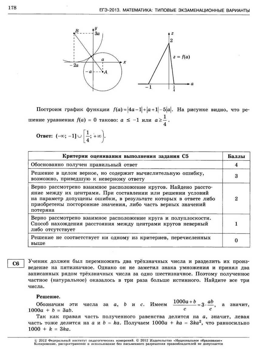 ЕГЭ-2013. Математика 