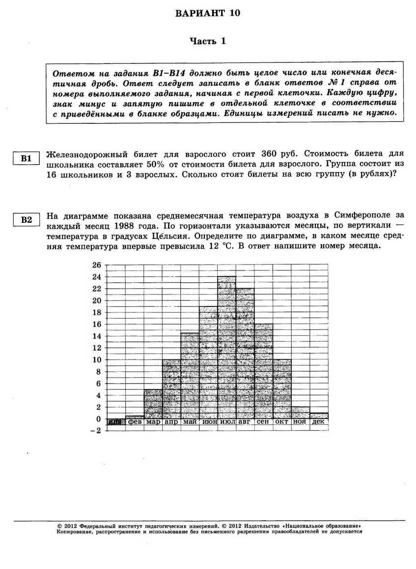 ЕГЭ-2013. Математика 