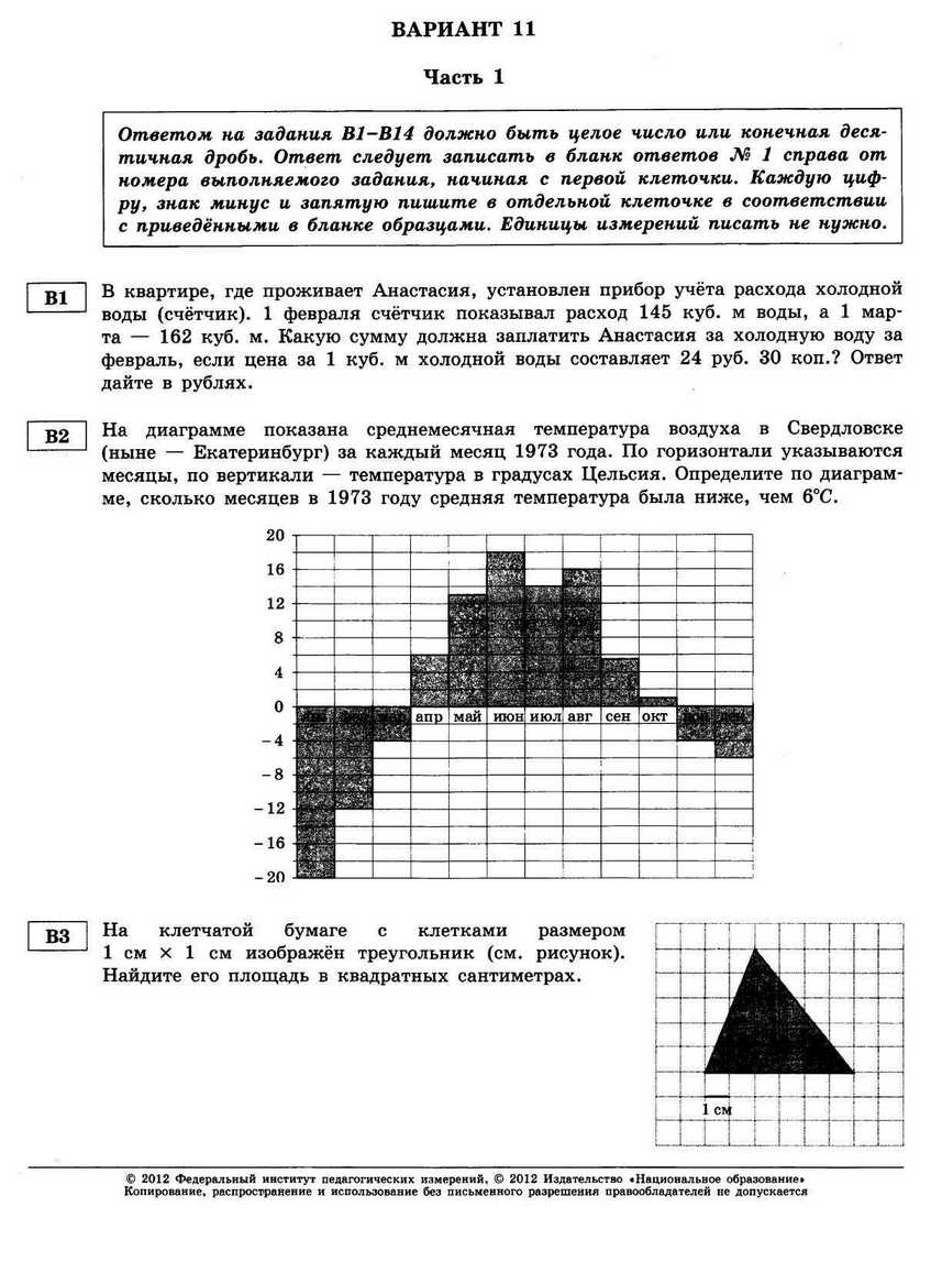 ЕГЭ-2013. Математика 