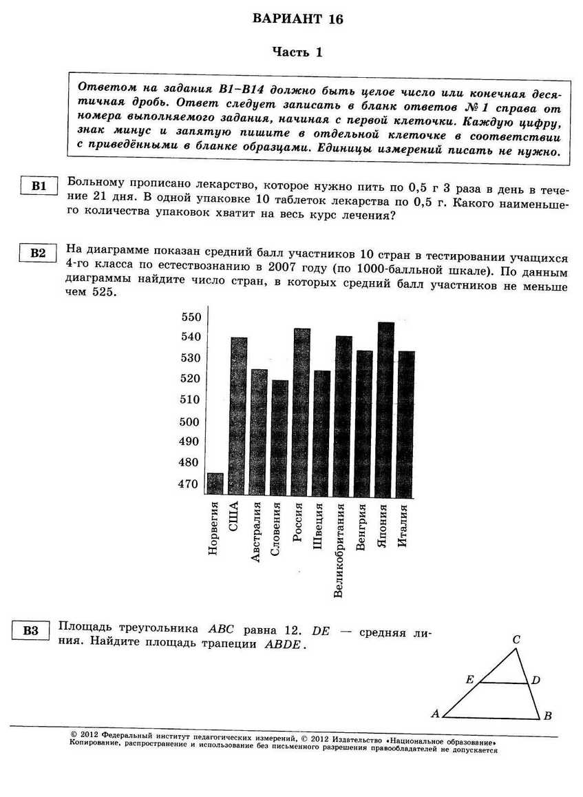 ЕГЭ-2013. Математика 