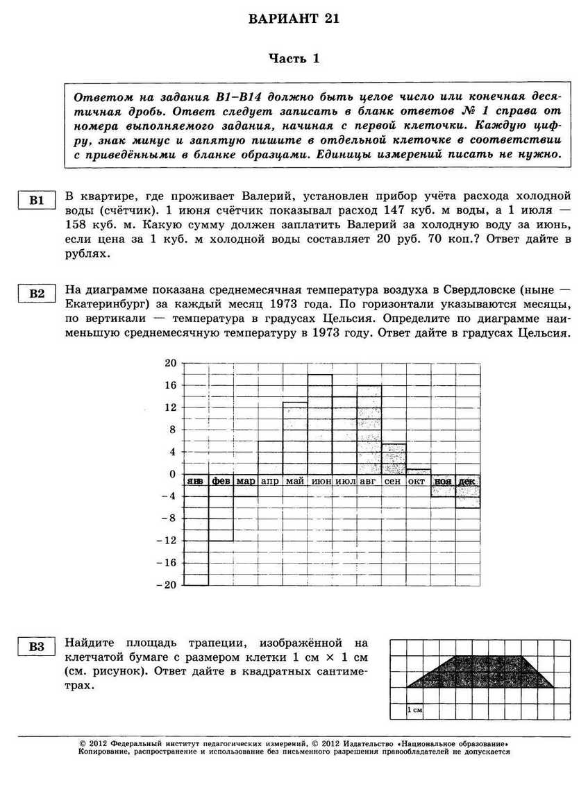 ЕГЭ-2013. Математика 