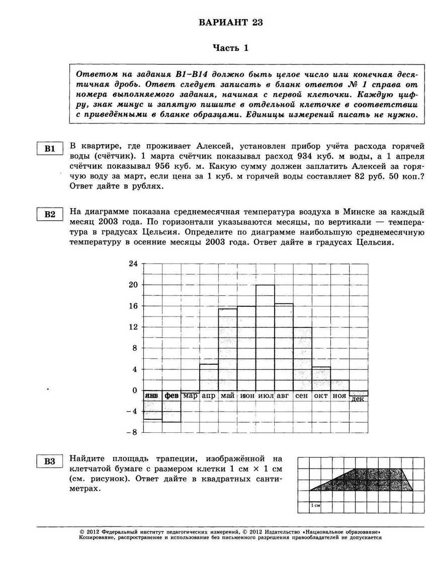 ЕГЭ-2013. Математика 