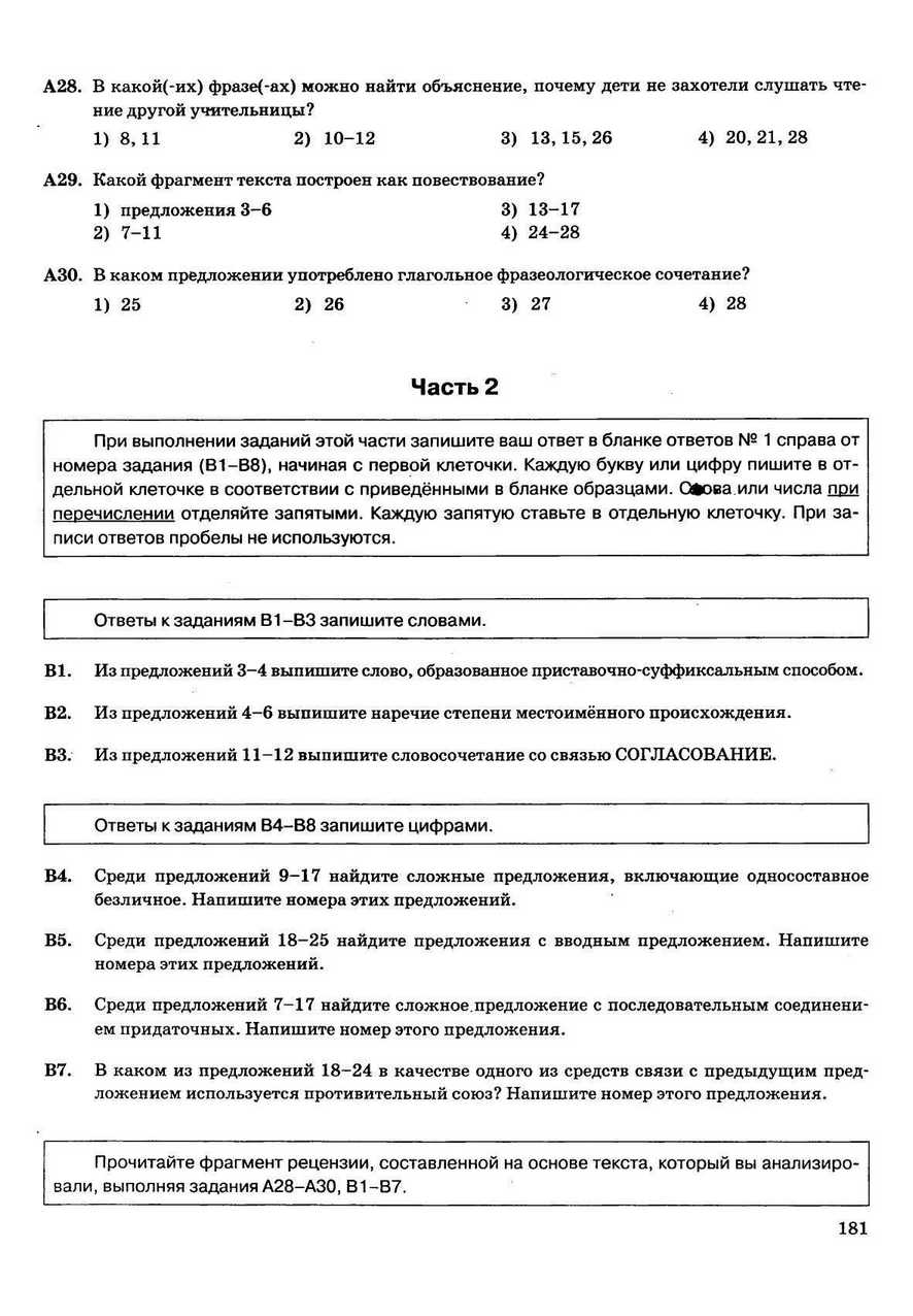 ЕГЭ 2013. Русский язык. 30 вариантов